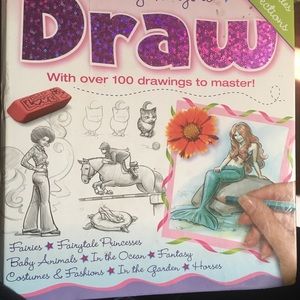 Hard back Childrens drawing book.